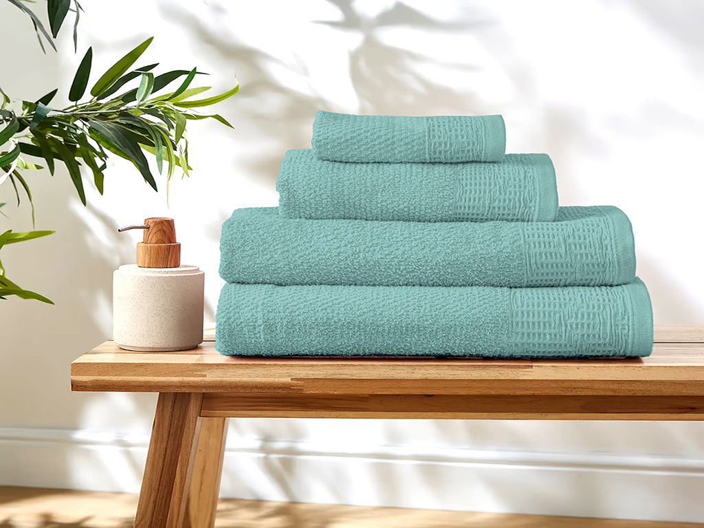PACHA HOME Towel - Model: Waffle - 100% cotton.