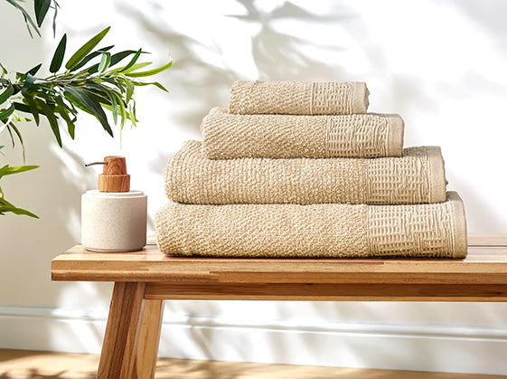 PACHA HOME Towel - Model: Waffle - 100% cotton.