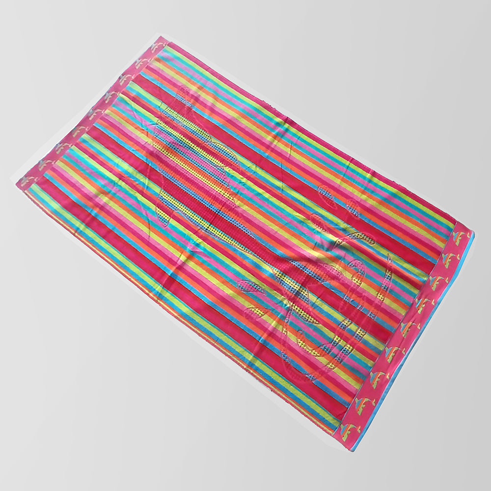 Pacha Home multicolor Cotton Beach towel - Size 95 x 175 cm