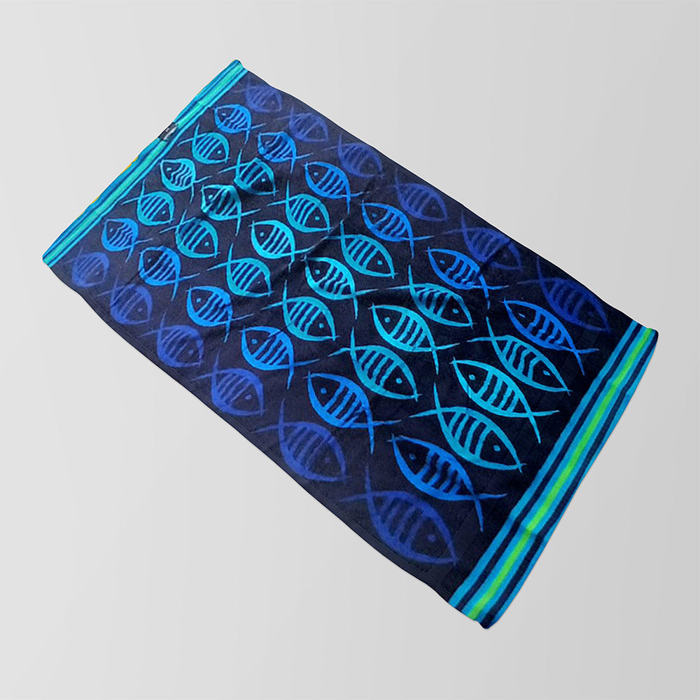 Pacha Home multicolor Cotton Beach towel - Size 95 x 175 cm
