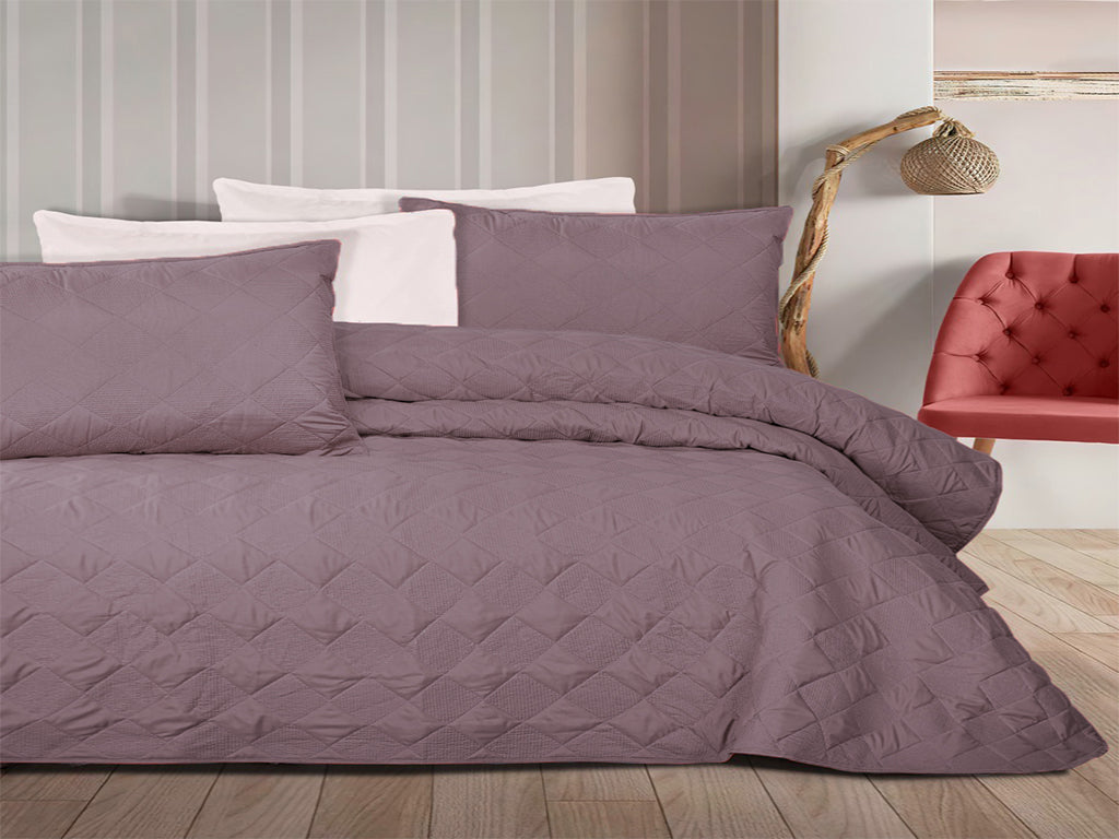 PACHA HOME BED COVER MODEL SOLID SCMF + PILLOW CASE