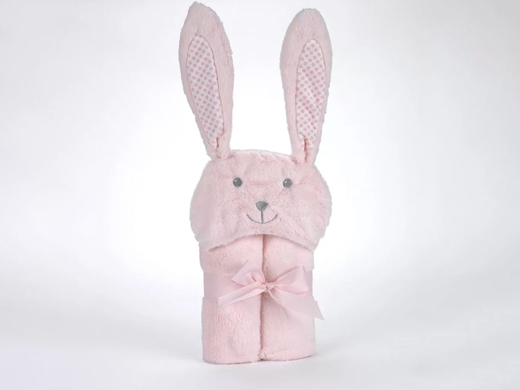 MORA BABY POMPON RABBIT BLANKET Model P88