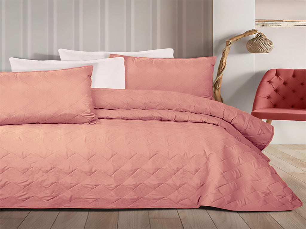 PACHA HOME BED COVER MODEL SOLID SCMF + PILLOW CASE
