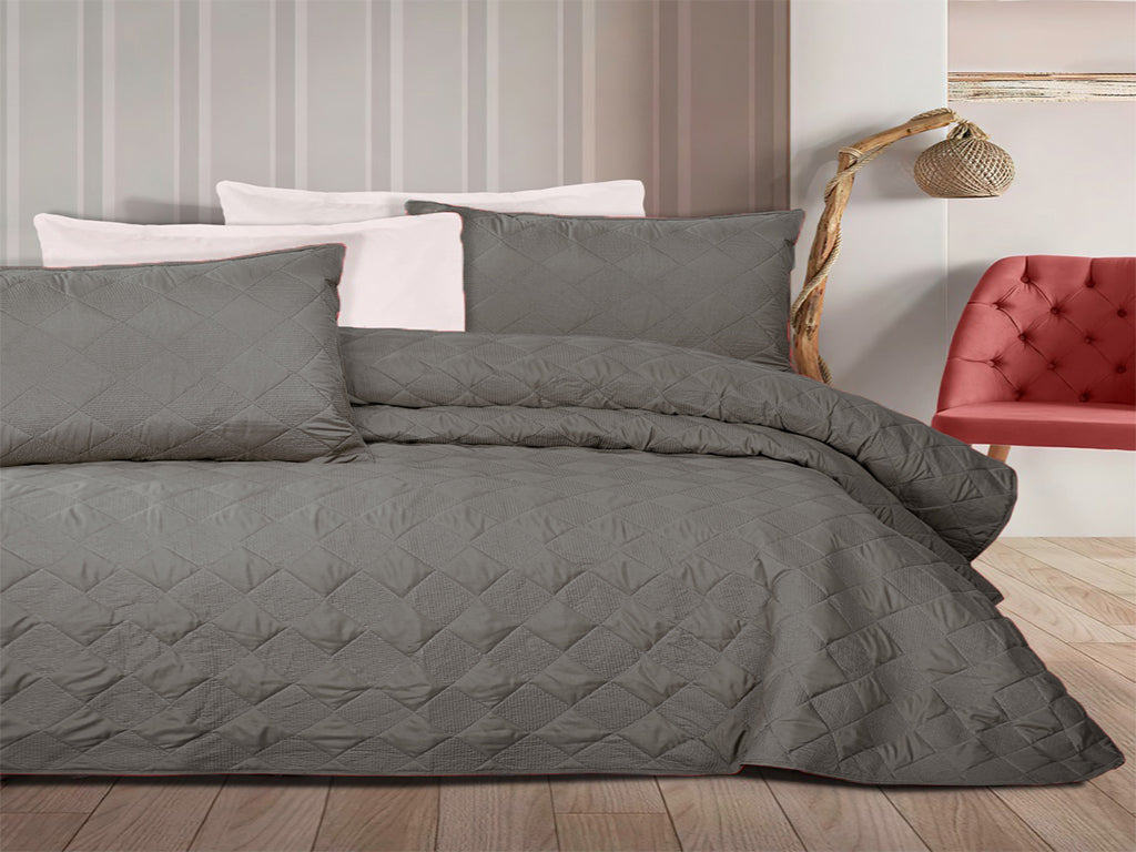PACHA HOME BED COVER MODEL SOLID SCMF + PILLOW CASE