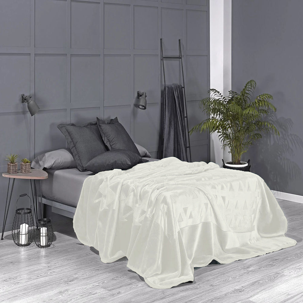 Mora Perla Plain Blanket Model G18