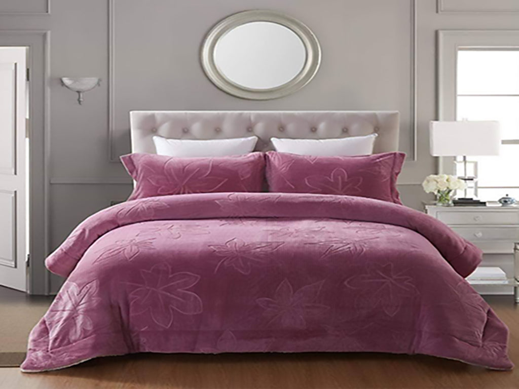 Pacha Home Quilt Sherpa Fur Model ALIA