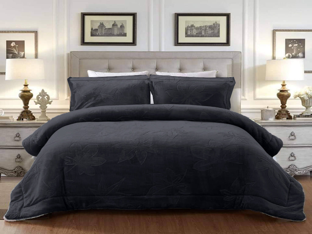 Pacha Home Quilt Sherpa Fur Model ALIA