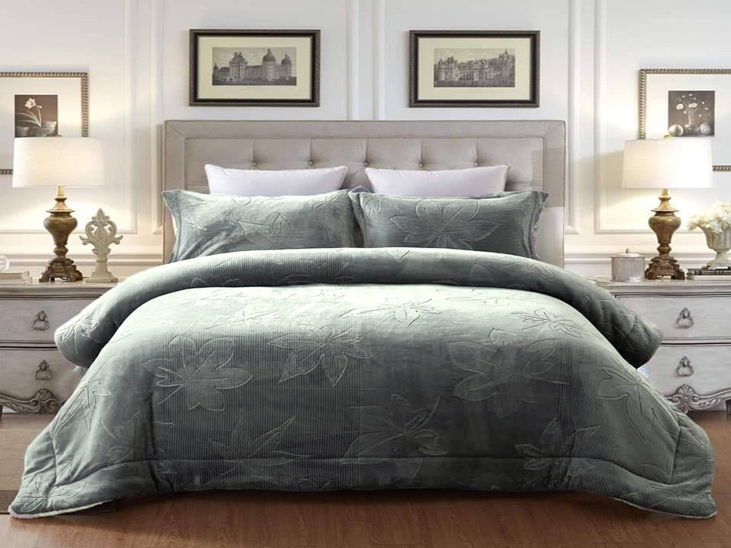 Pacha Home Quilt Sherpa Fur Model ALIA