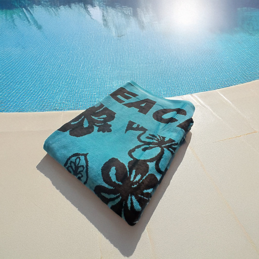 Pacha Home multicolor Cotton Beach towel - Size 95 x 175 cm