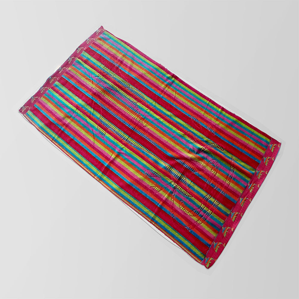 Pacha Home multicolor Cotton Beach towel - Size 95 x 175 cm