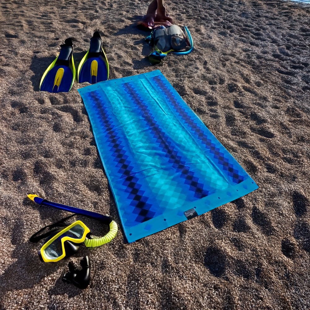 Pacha Home multicolor Cotton Beach towel - Size 95 x 175 cm