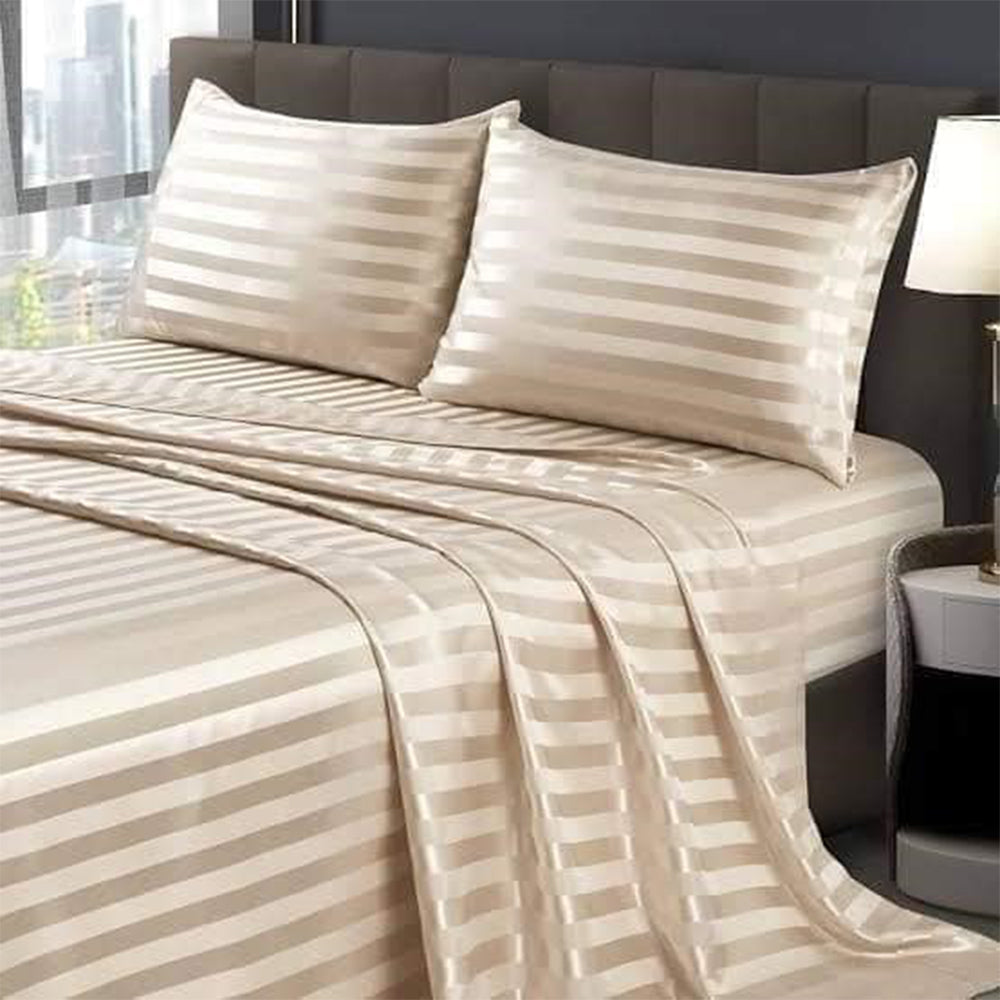 PACHA HOME SET STRIPES BED SHEET 240*270