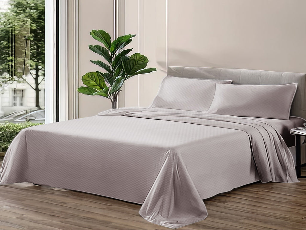 Embossed Bedsheet Set Flat Model ESMF