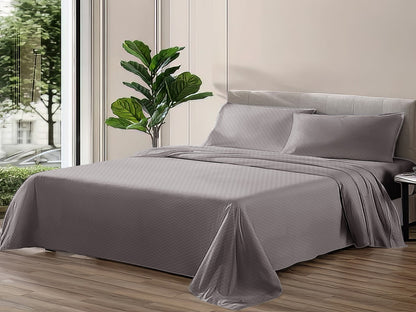 Embossed Bedsheet Set Flat Model ESMF