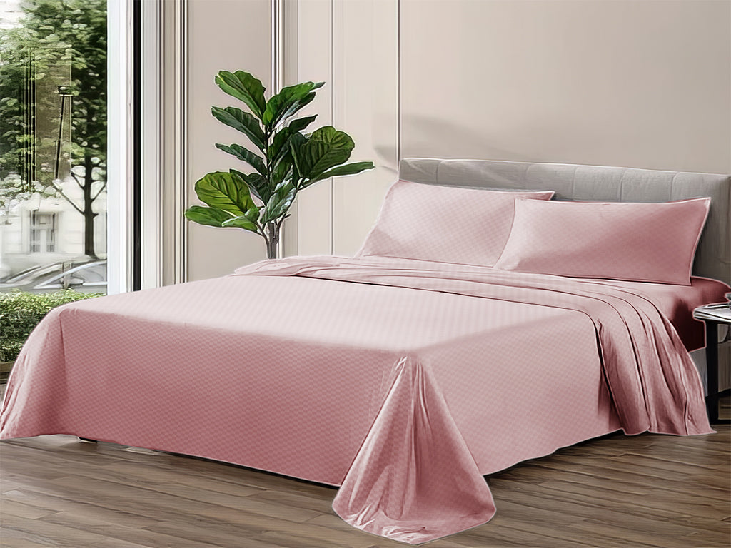 Embossed Bedsheet Set Flat Model ESMF