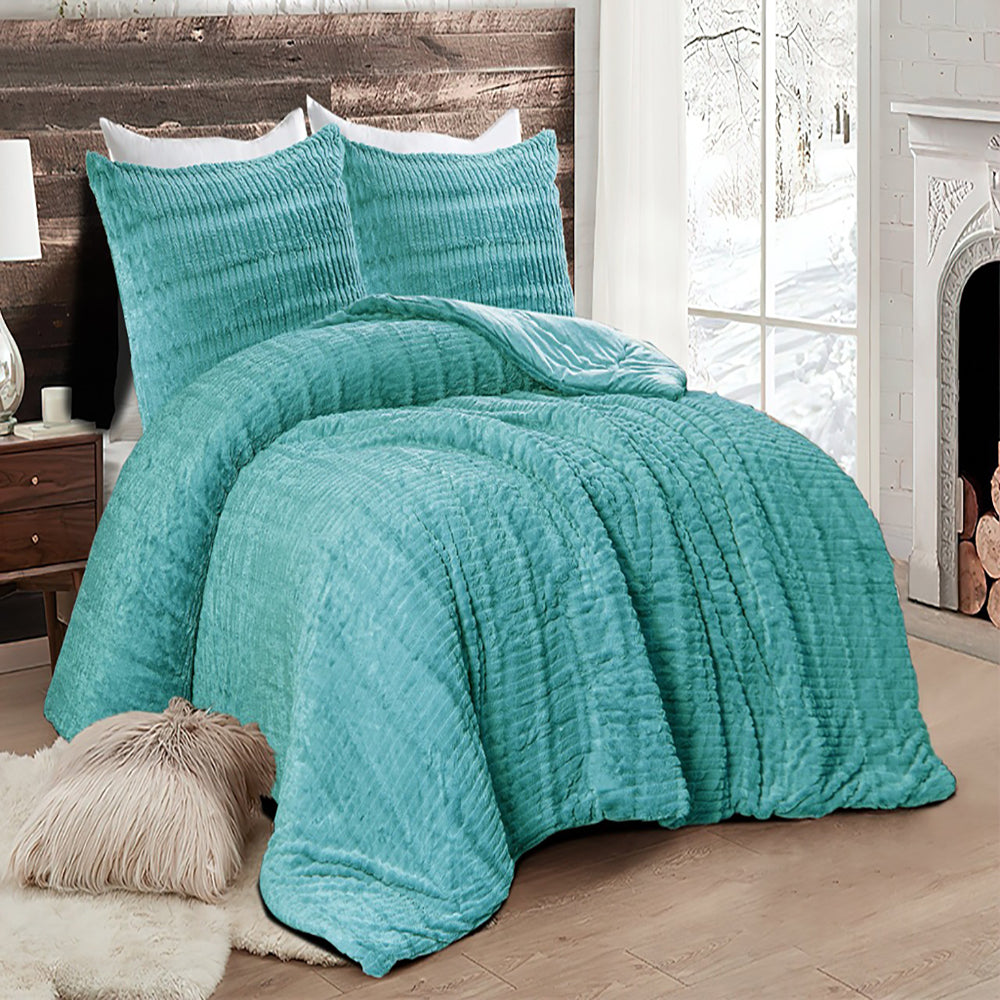 PACHA HOME QUILT FUR MODEL LINA +2 PILLOW CASE