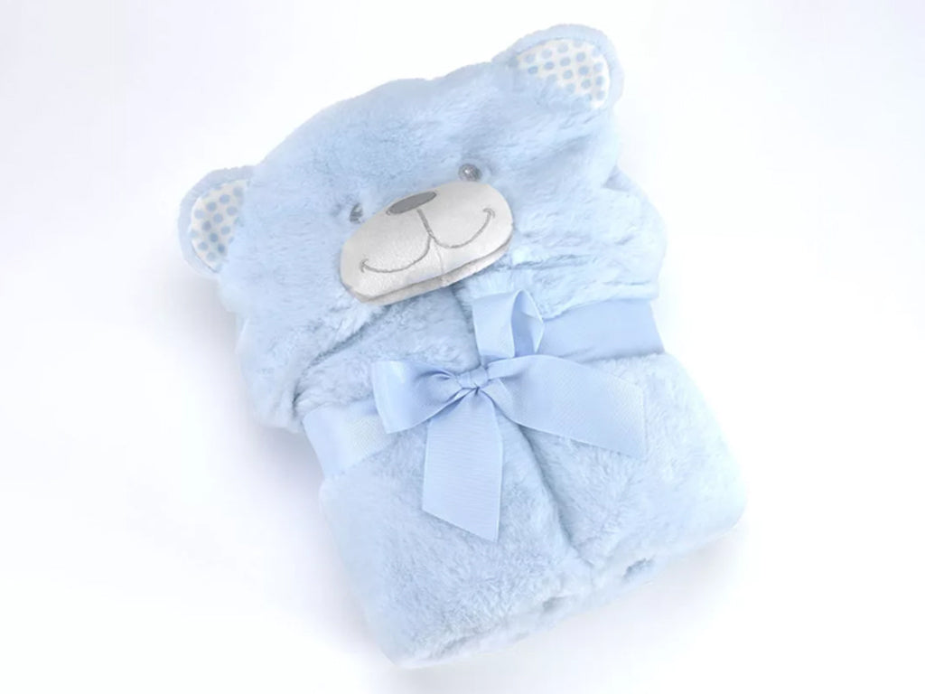 Mora Baby Pompon Bear Blanket Model P86