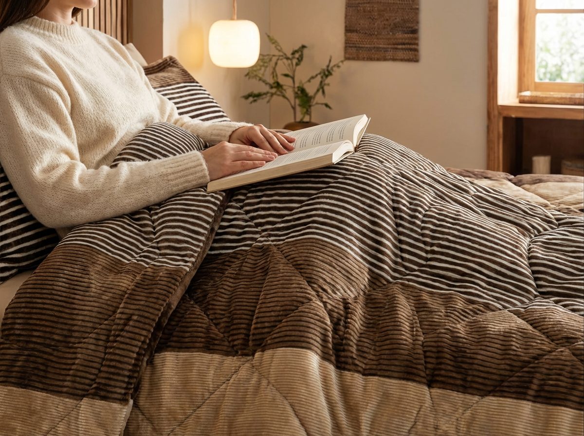 Printed Stripes Comforter