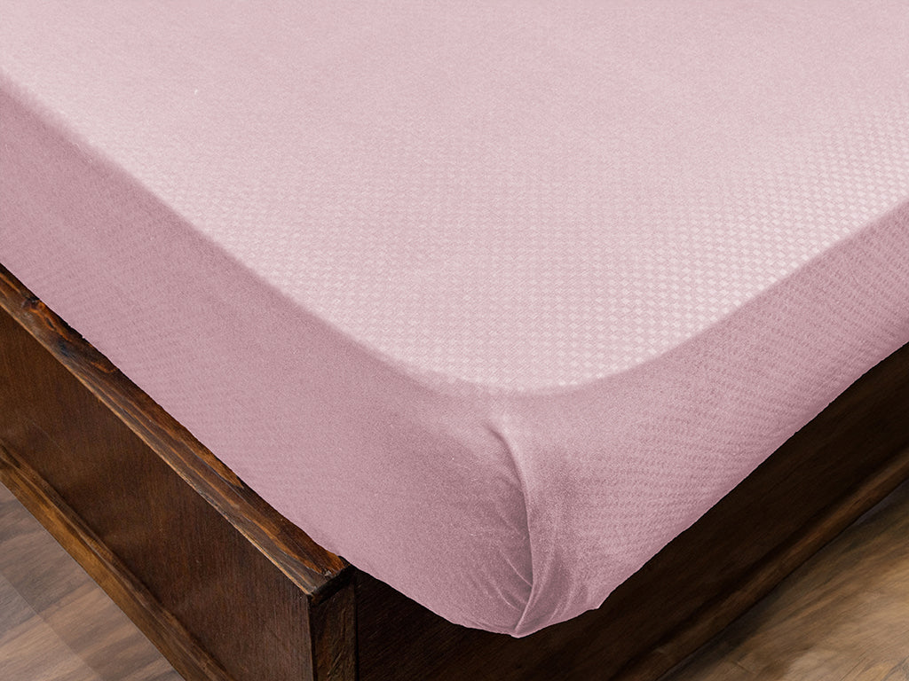 Embossed Bedsheet Set Fitted Model EFMF
