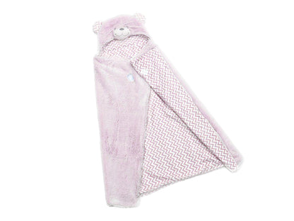 MORA BABY POMPON BEAR BLANKET Model P86