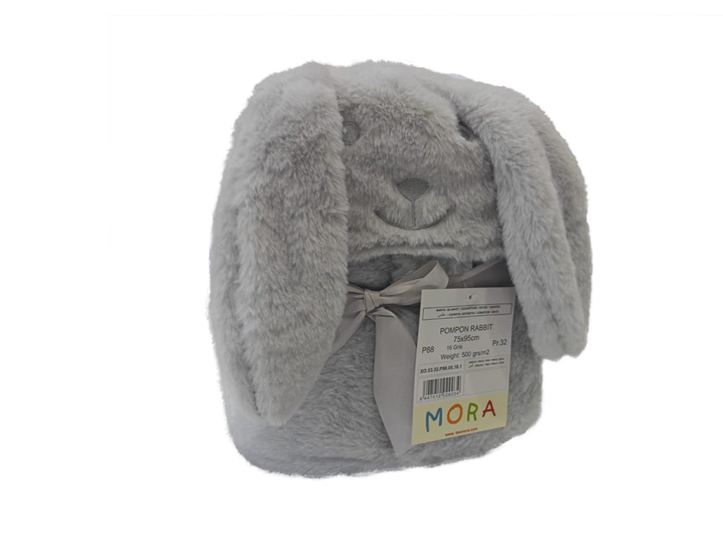 Mora Baby POMPON RABBIT Blanket Model P88