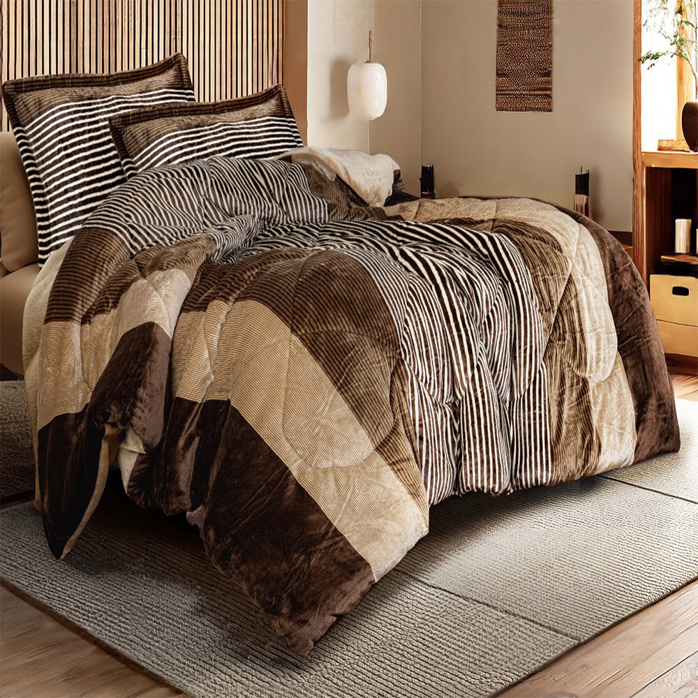 Printed Stripes Comforter