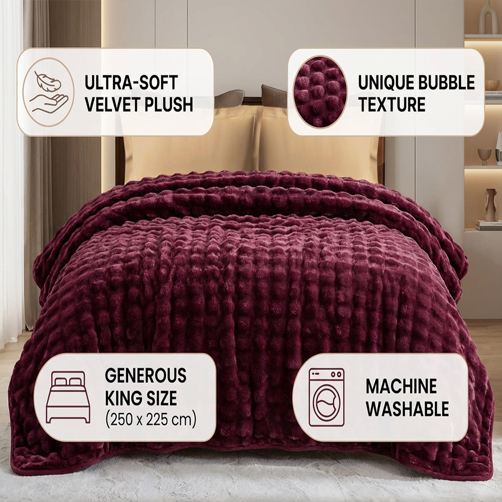 Pacha Home Big Bubble Blanket