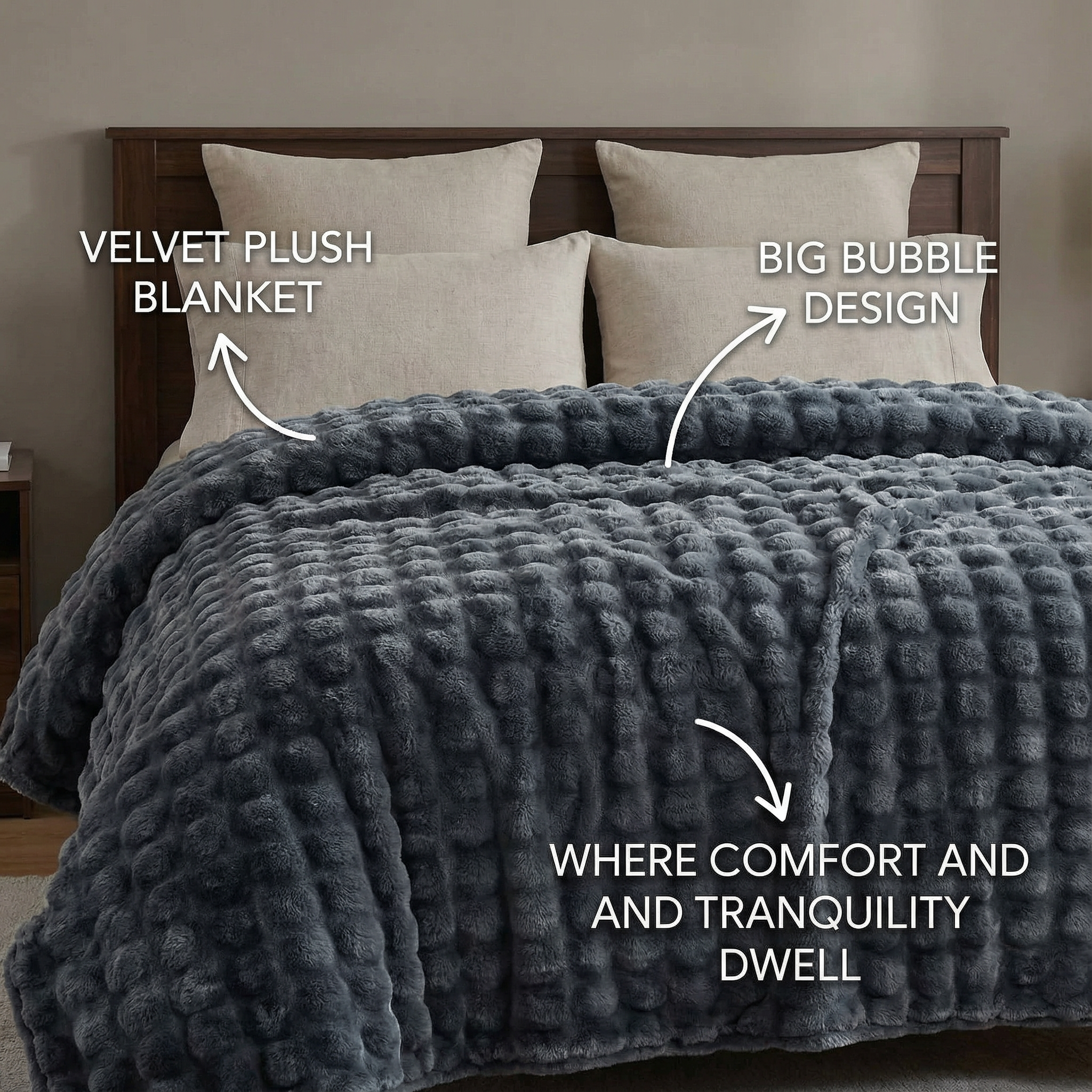 Pacha Home Big Bubble Blanket