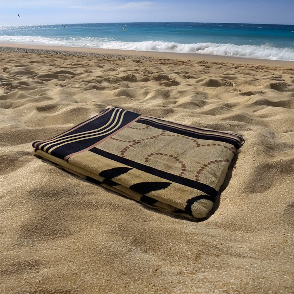 Pacha Home multicolor Cotton Beach towel - Size 95 x 175 cm