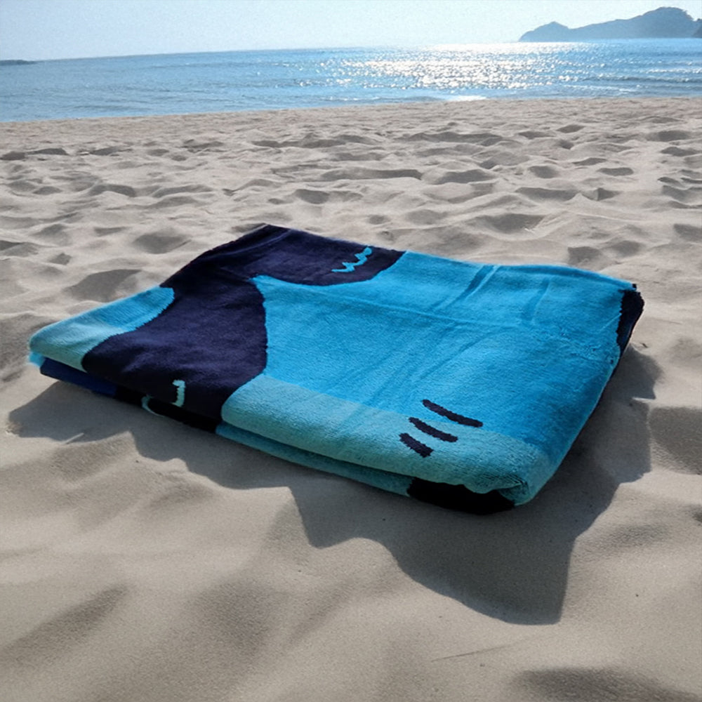 Pacha Home multicolor Cotton Beach towel - Size 95 x 175 cm