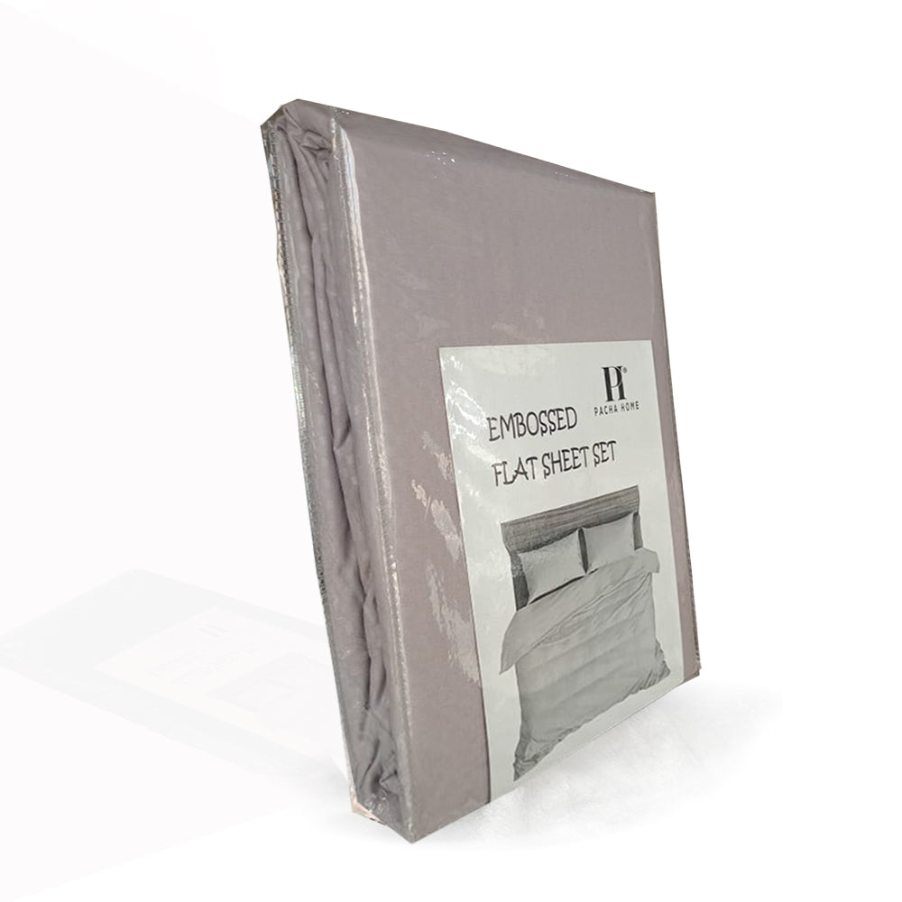  طقم ملايات سرير منقوش مسطح موديل اي اس ام اف