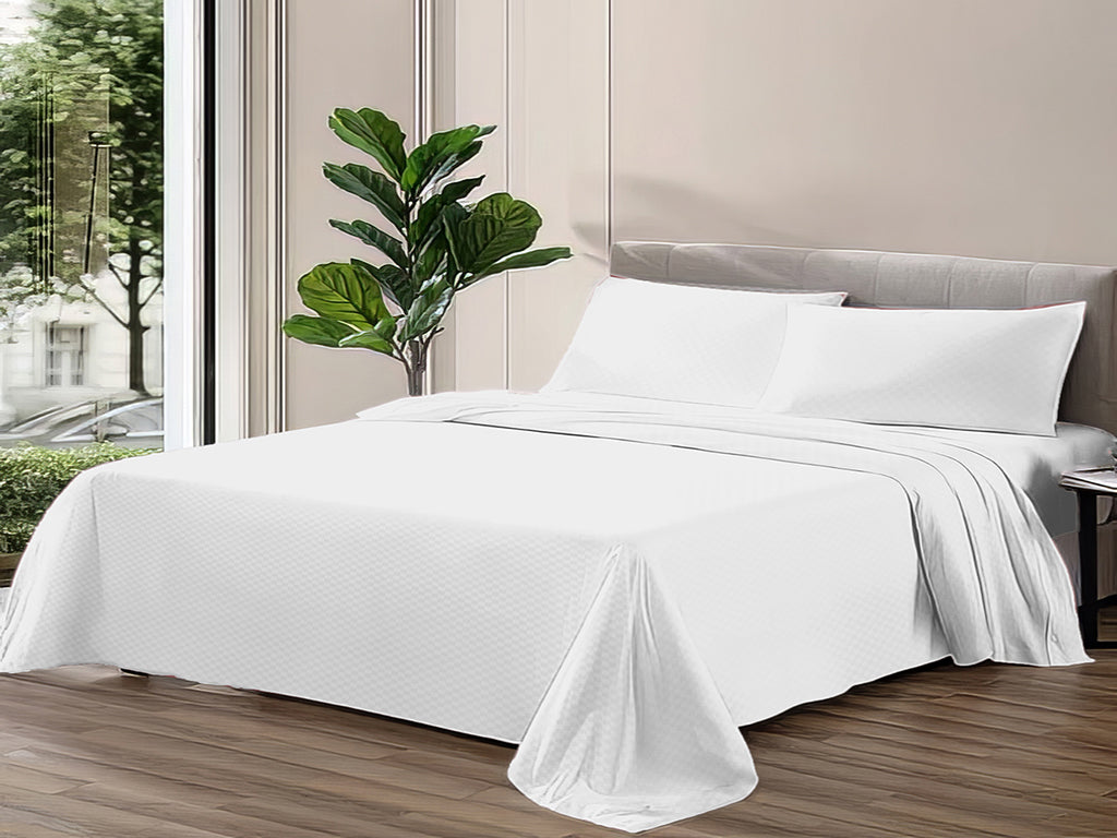 Embossed Bedsheet Set Flat Model ESMF