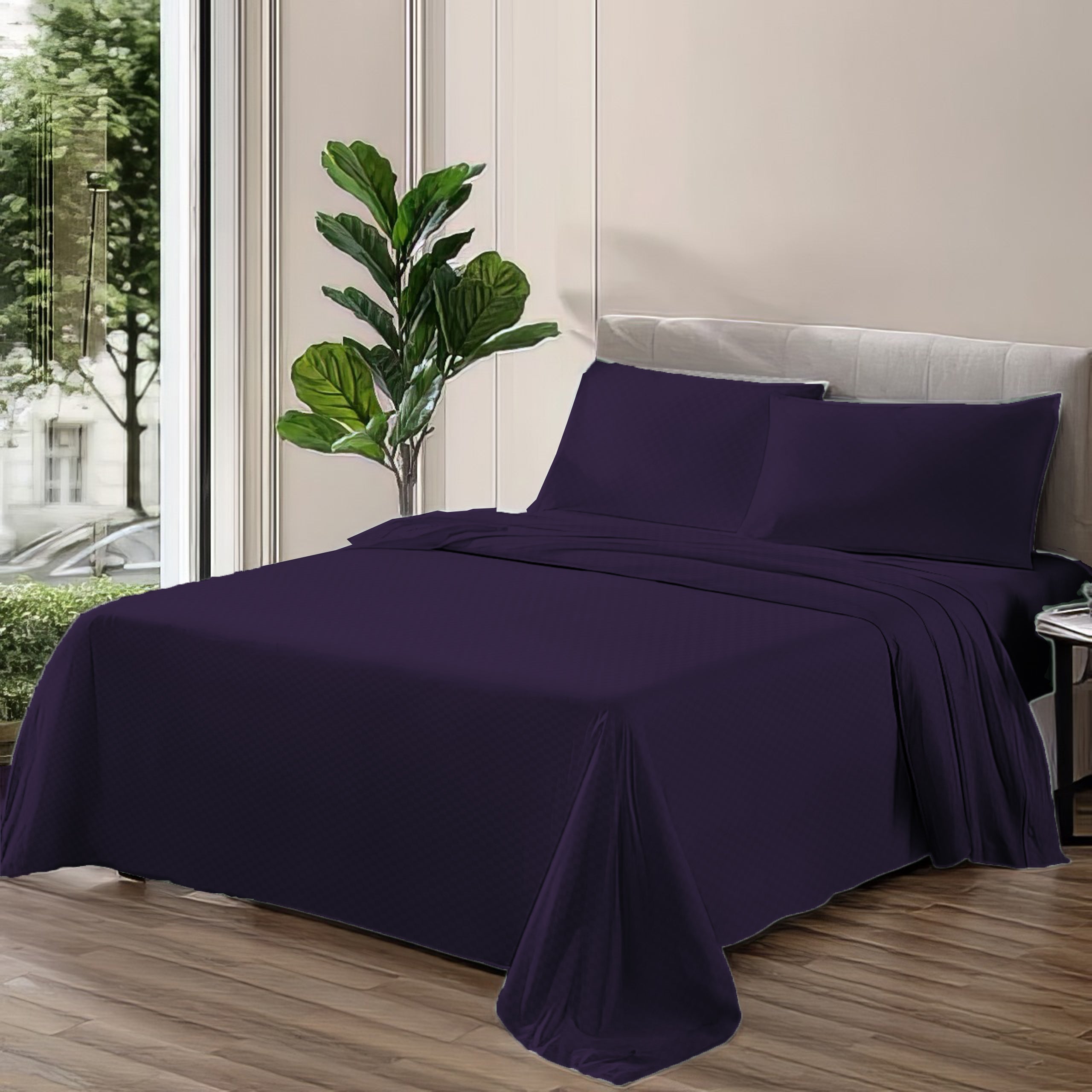 Embossed Bedsheet Set Flat Model ESMF